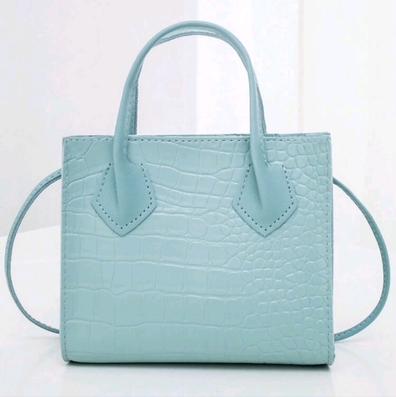Handbags - Alligator Print Shoulder & Handbag,